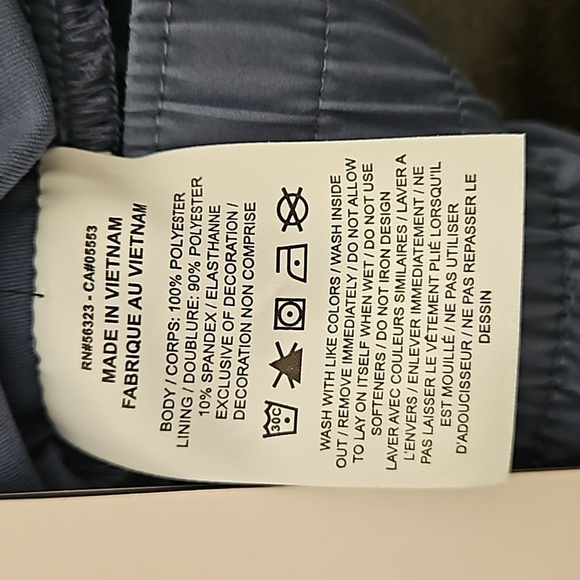 💕NIKE💕 DRI FIT One Mid Rise 3" Shorts ~ Diffused Blue/Reflective Silver XL NWT - Picture 12 of 14